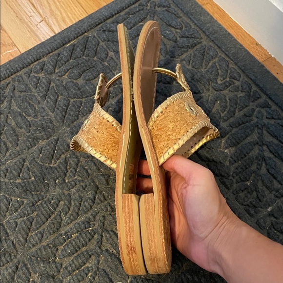 Jack Rogers cork and gold sandals - Picture 5 of 6